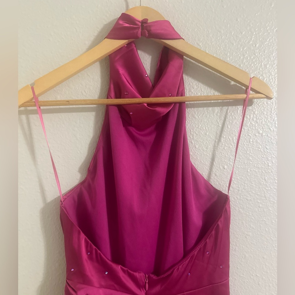 DO+BE Fuchsia Asymmetrical Mini Dress - Picture 8 of 13